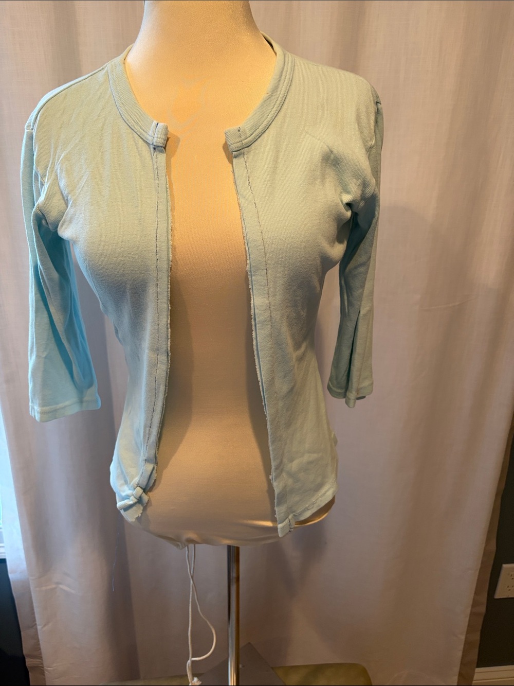 Michael Stars Light Blue Cotton Cardigan